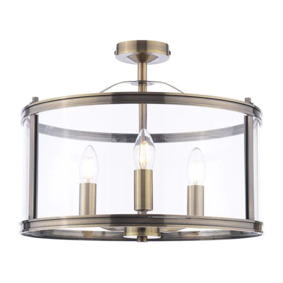 Harrington 3/5 Light Pendant Matt Black and Glass - Image 4