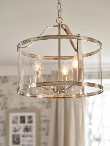 Harrington 3/5 Light Pendant Matt Black and Glass - Image 8