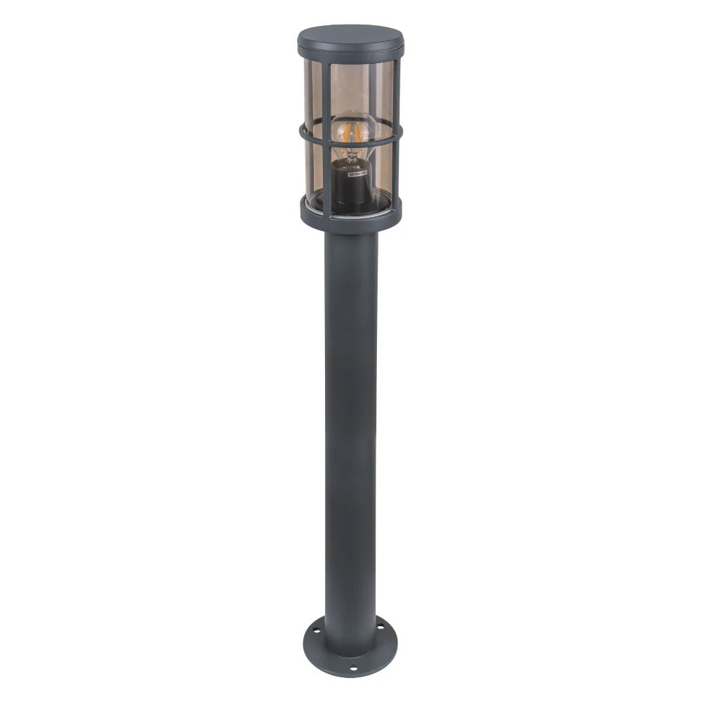 Harrington IP54 Anthracite Post Light Smoked Disffuser - Small and Large - Image 2