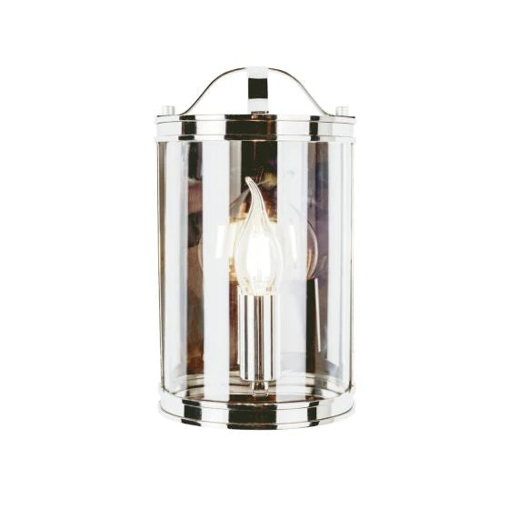 Harrington Wall Light Matt Black/ Antique Brass/ Polished Nickel and Glass - Image 10