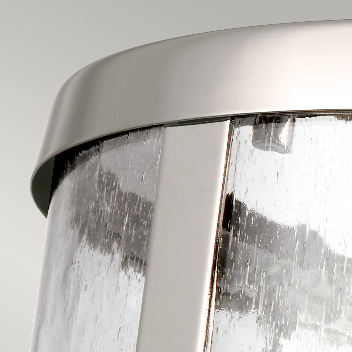 Harrow 1Lt Small/Medium Pendant Ceiling Light - Polished Nickel Finish - Image 3
