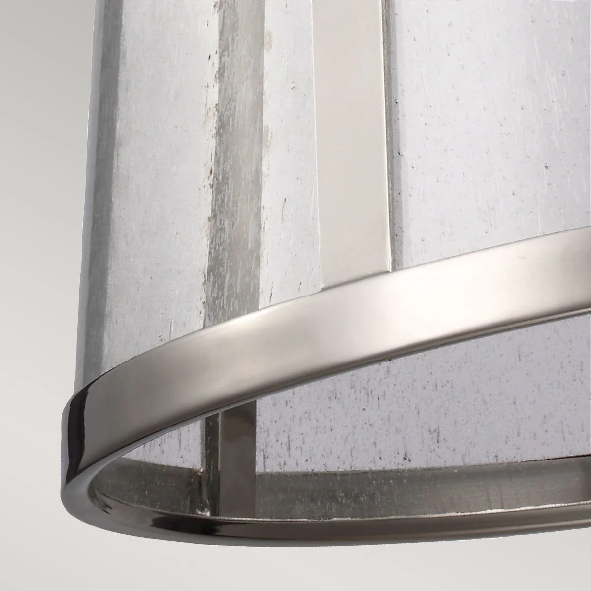 Harrow 1Lt Small/Medium Pendant Ceiling Light - Polished Nickel Finish - Image 5