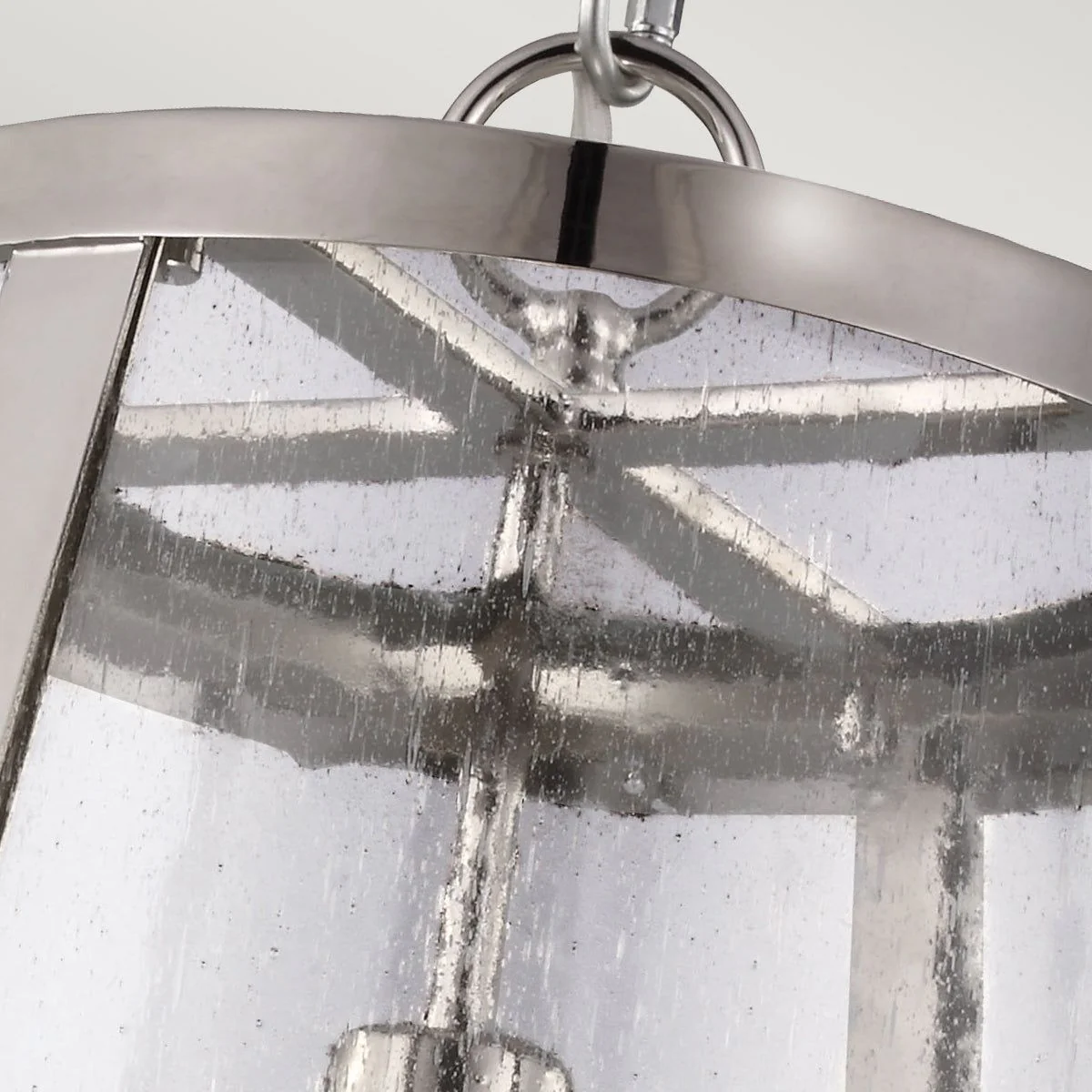 Harrow 1Lt Small/Medium Pendant Ceiling Light - Polished Nickel Finish - Image 6