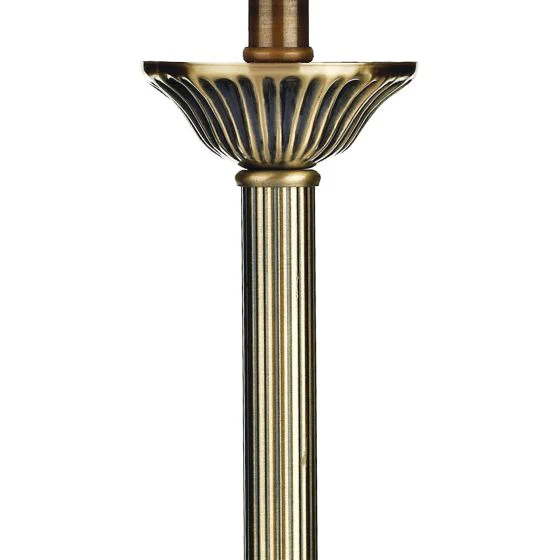 Hatton Table Lamp Antique Brass With Shade - Image 2