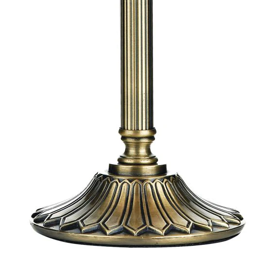Hatton Table Lamp Antique Brass With Shade - Image 3
