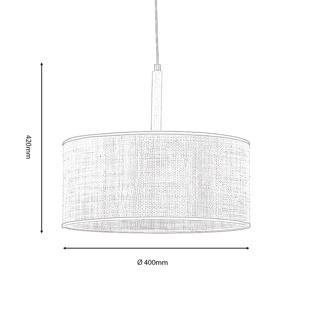 Havelock Straw Weave Pendant - Image 2
