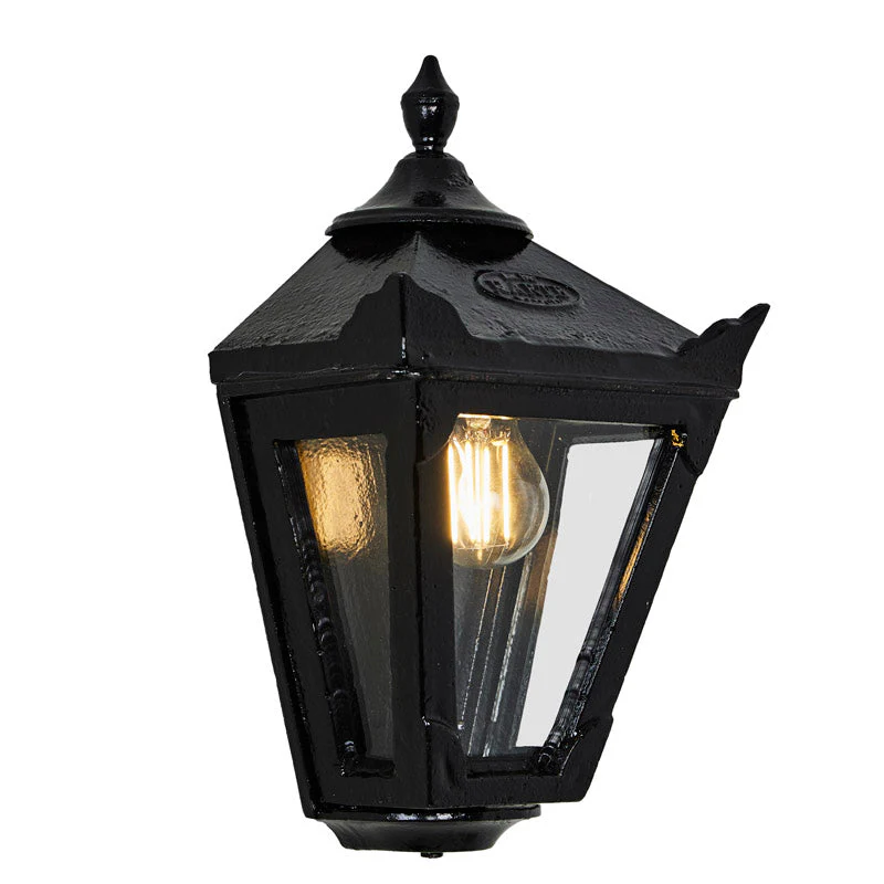 Hawksburn 1Lt Outdoor Wall Lamp - Cast Iron - Image 3