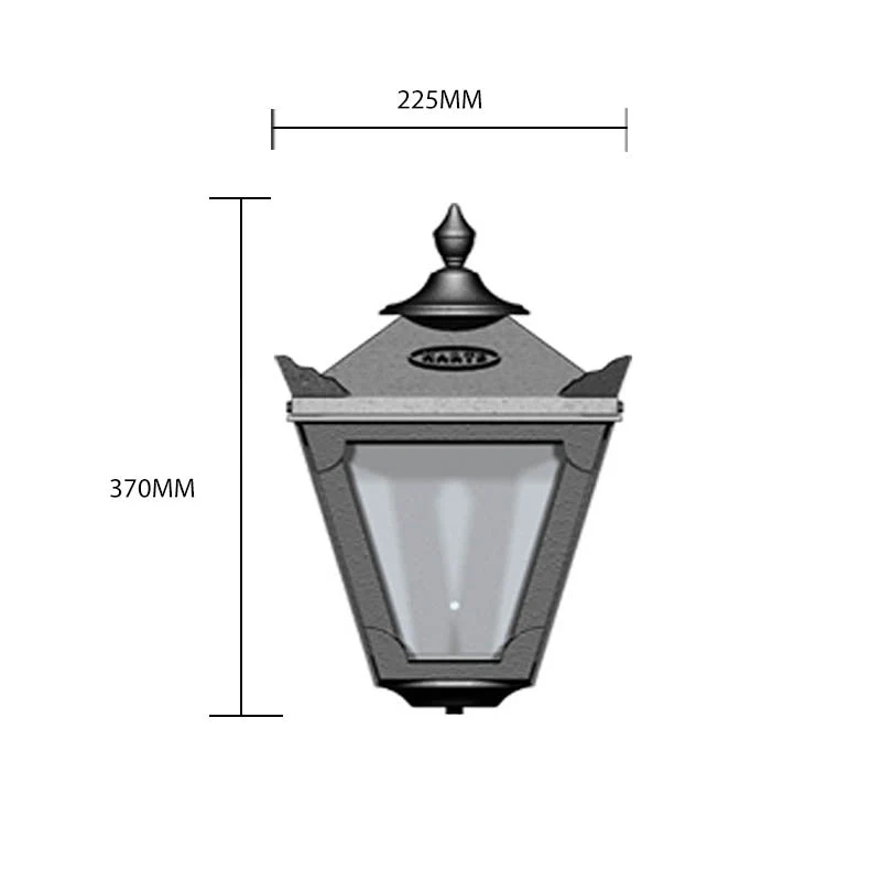 Hawksburn 1Lt Outdoor Wall Lamp - Cast Iron - Image 9