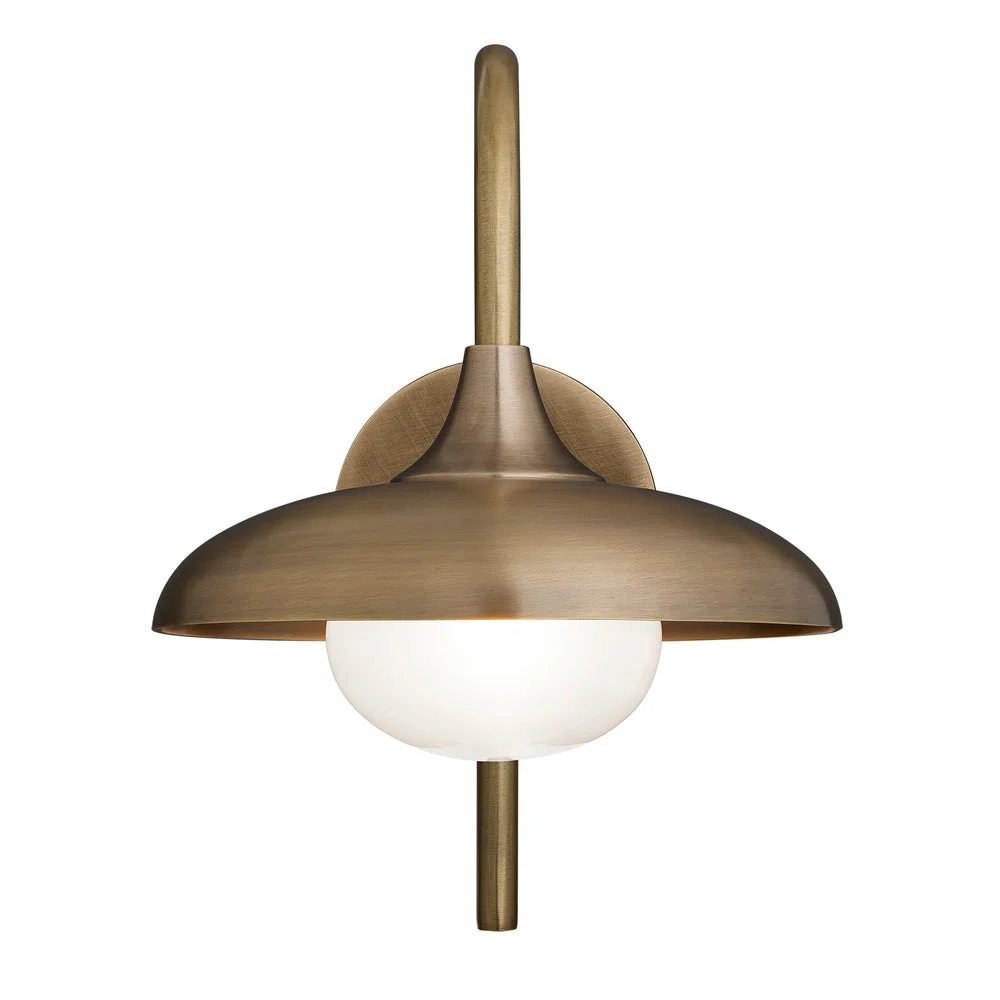 Hayle Outdoor & Bathroom Wall Light - Brass - Image 2