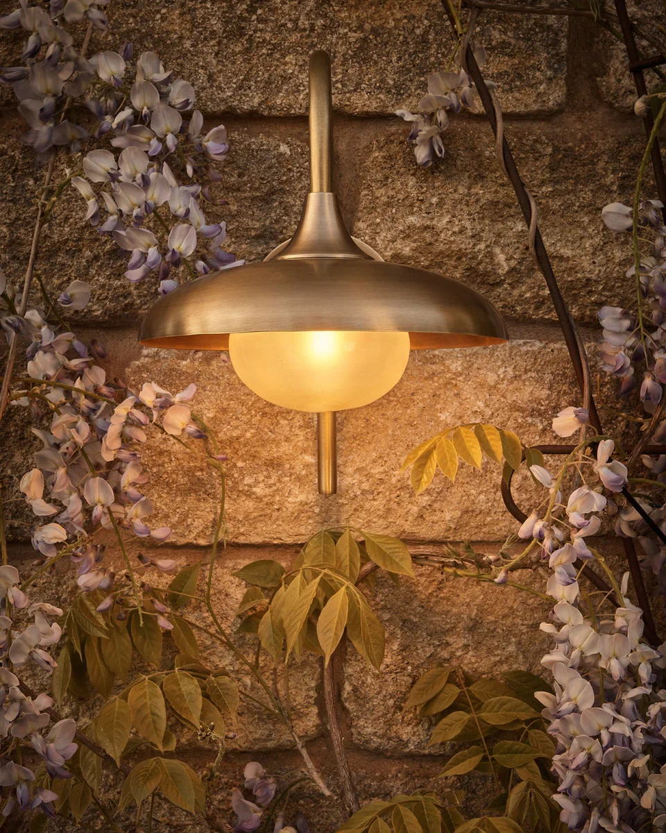 Hayle Outdoor & Bathroom Wall Light - Brass - Image 5