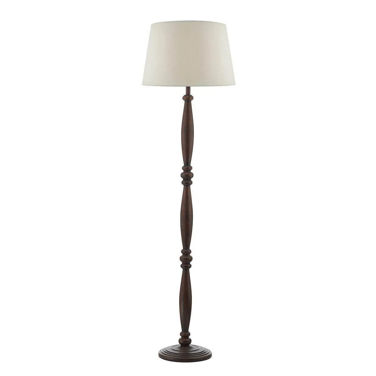 Hayward Floor Lamp Dark Wood Base Only - Image 2