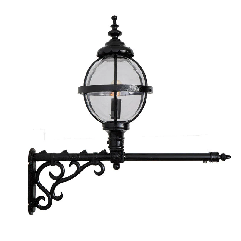 Hazelwood 1Lt Wall Lamp - Cast Iron - Image 2