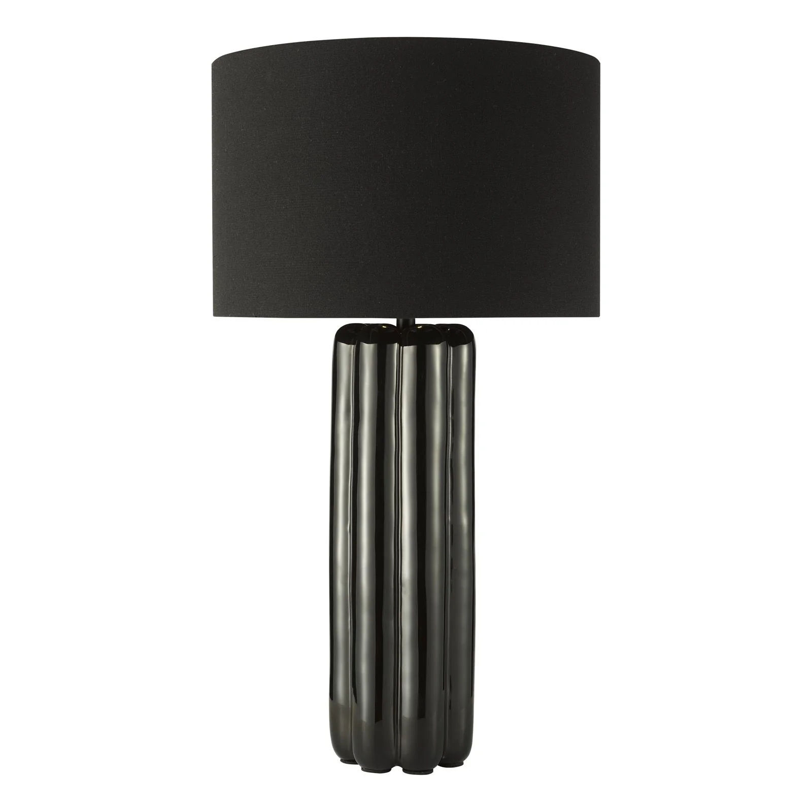 Hebron Table Lamp- Black With Shade - Image 2