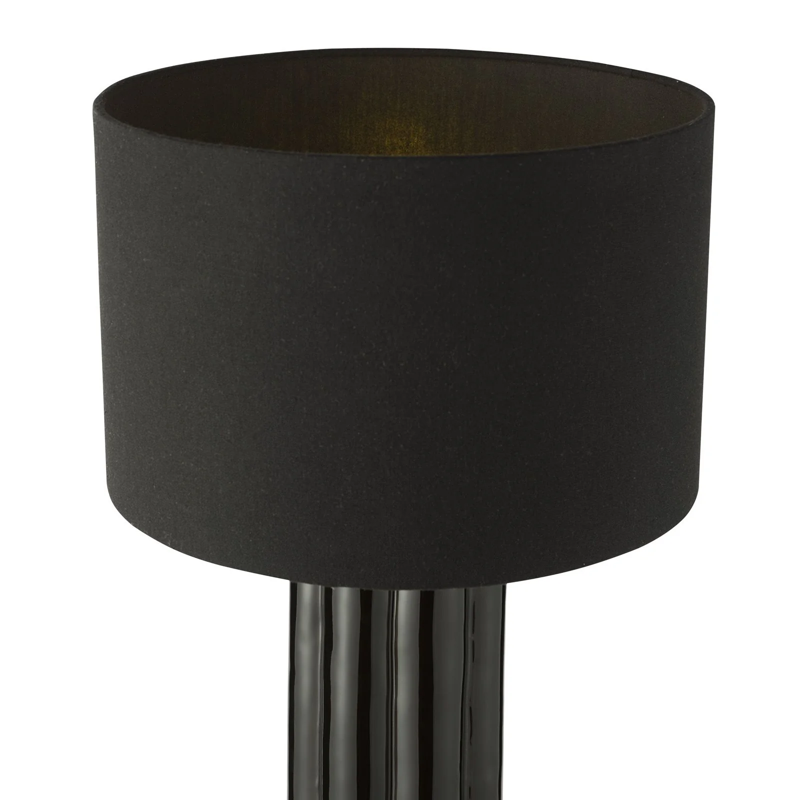 Hebron Table Lamp- Black With Shade - Image 3