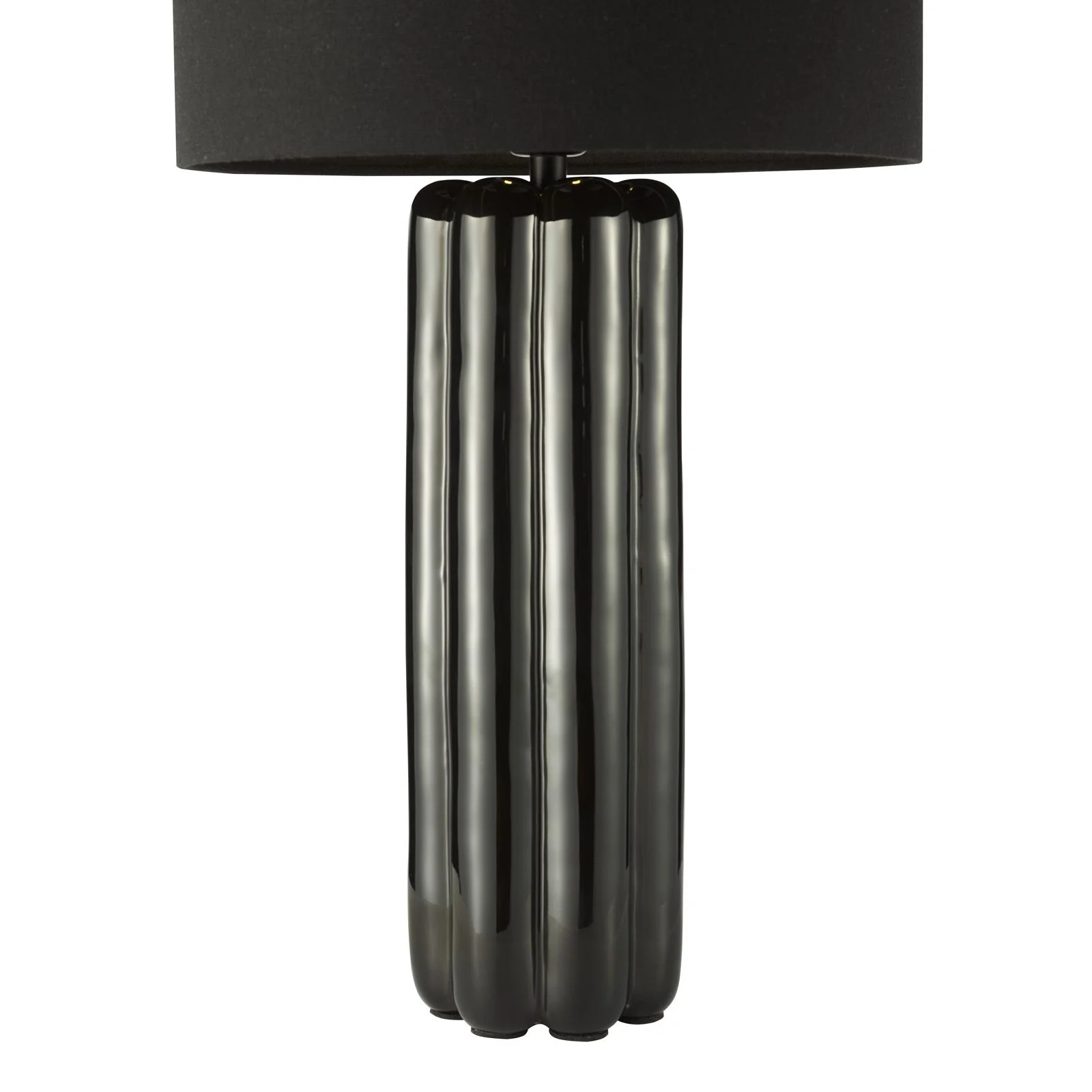 Hebron Table Lamp- Black With Shade - Image 4