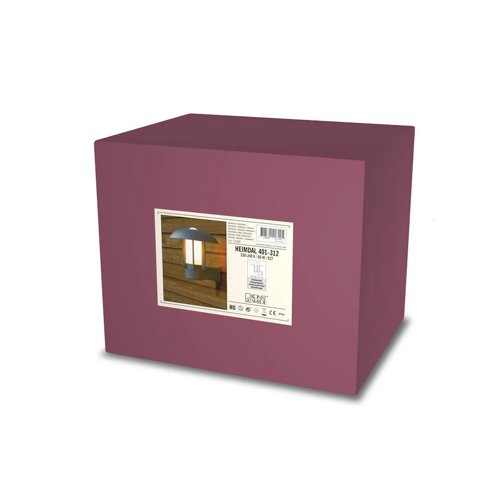 Heimdal Wall Light E27 IP44 - Various Colours - Image 4