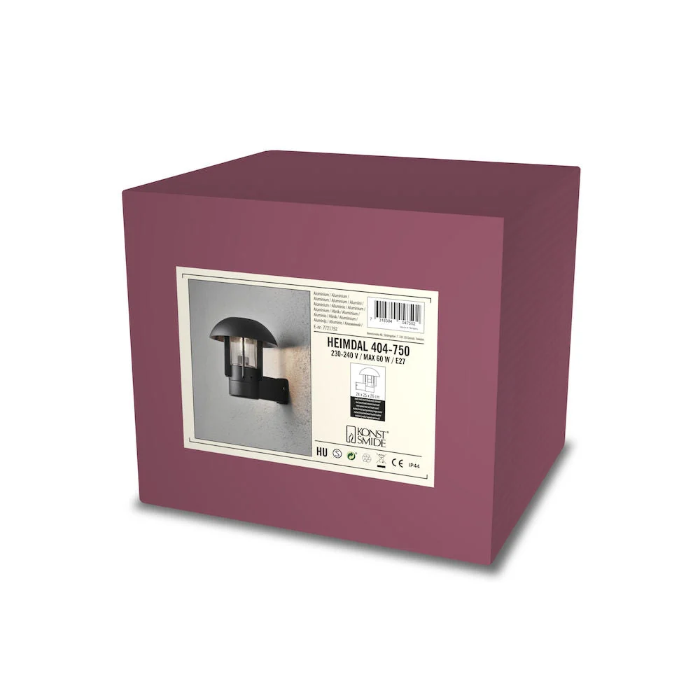 Heimdal Wall Light E27 IP44 - Various Colours - Image 6