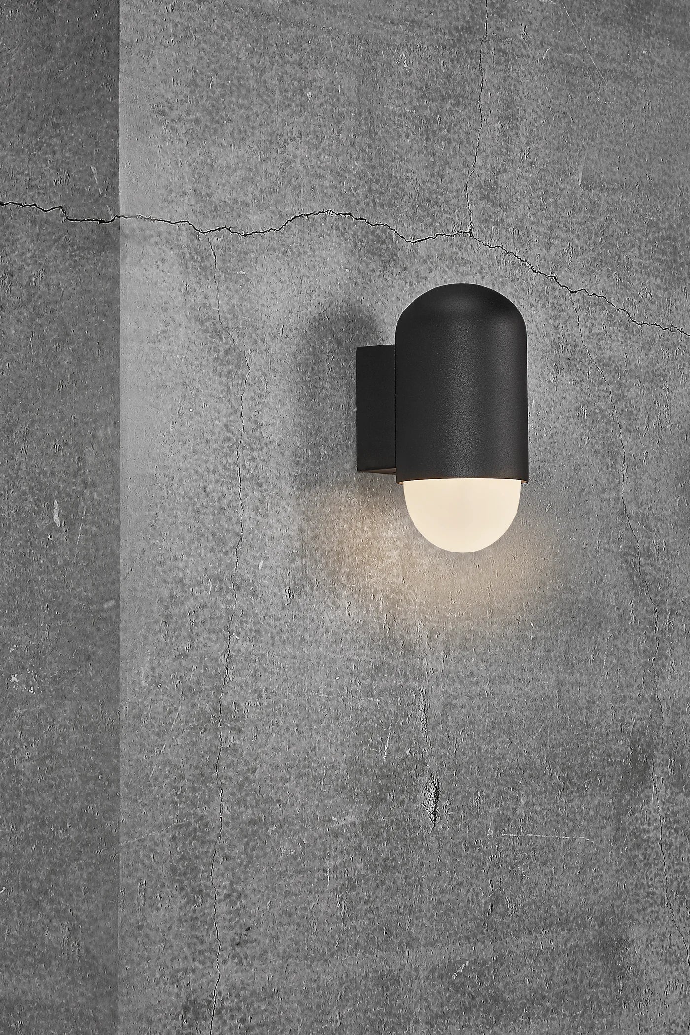 Heka Wall Light- Black/ Sand Finish - Image 4