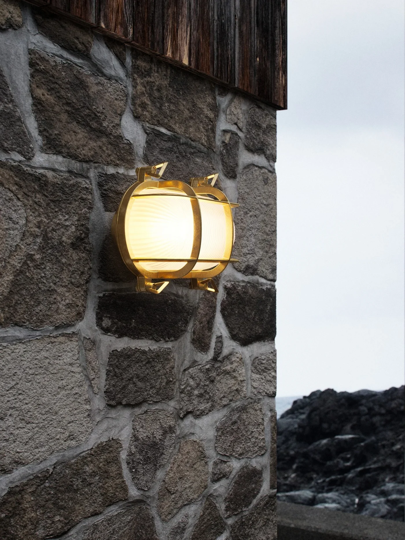 Helford Wall Light- Brass/ Nickel Finishes - Image 8