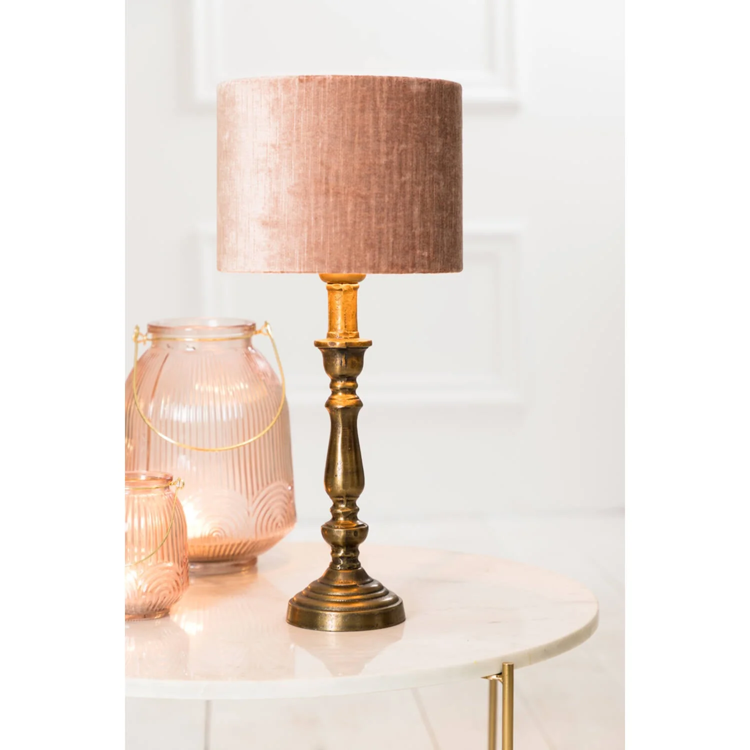 Helga Table Lamp Base Only- Raw Antique Bronze - Image 4
