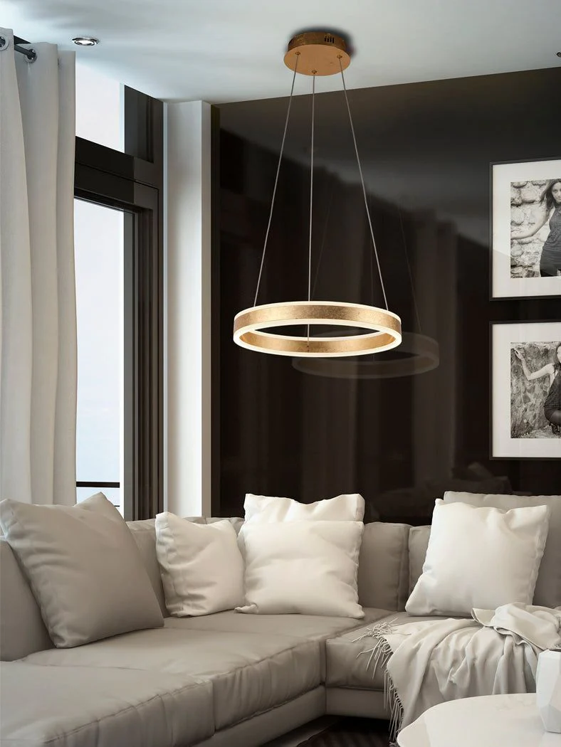 Helia LED Ceiling Pendant - Gold/Silver/Matt Black - Image 10