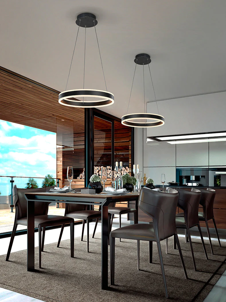 Helia LED Ceiling Pendant - Gold/Silver/Matt Black - Image 14