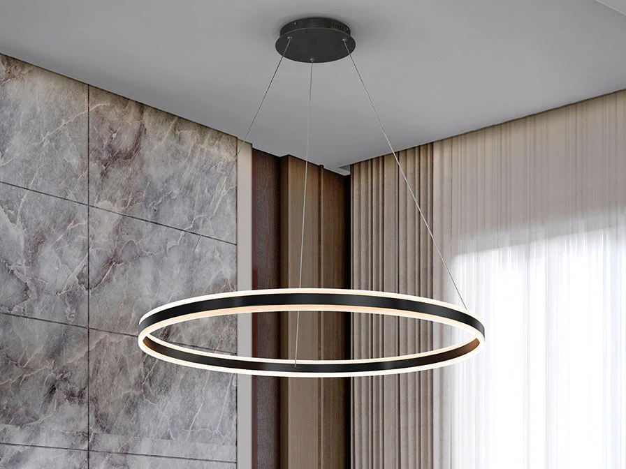 Helia LED Ceiling Pendant - Gold/Silver/Matt Black - Image 18