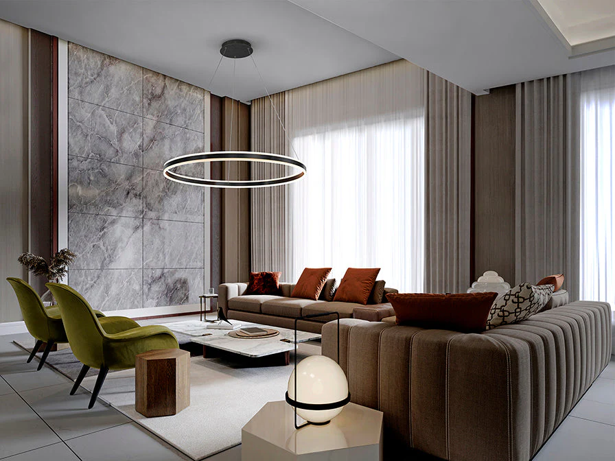 Helia LED Ceiling Pendant - Gold/Silver/Matt Black - Image 21