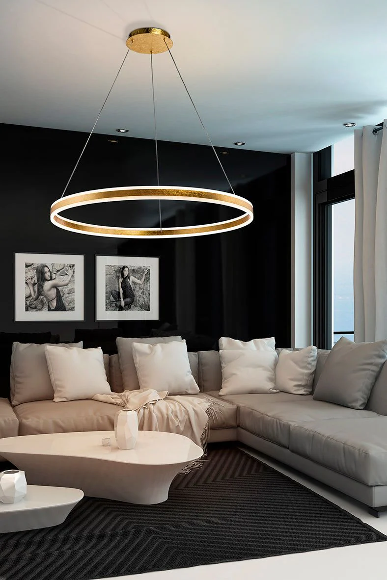 Helia LED Ceiling Pendant - Gold/Silver/Matt Black - Image 4
