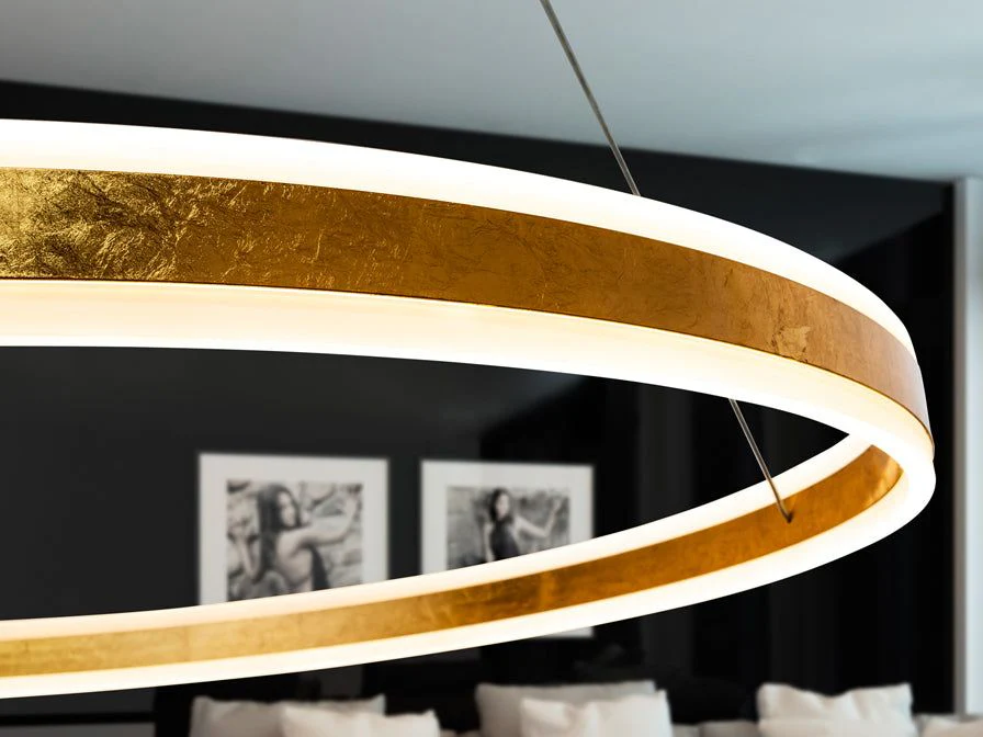 Helia LED Ceiling Pendant - Gold/Silver/Matt Black - Image 5