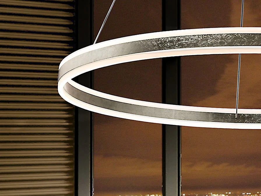 Helia LED Ceiling Pendant - Gold/Silver/Matt Black - Image 7
