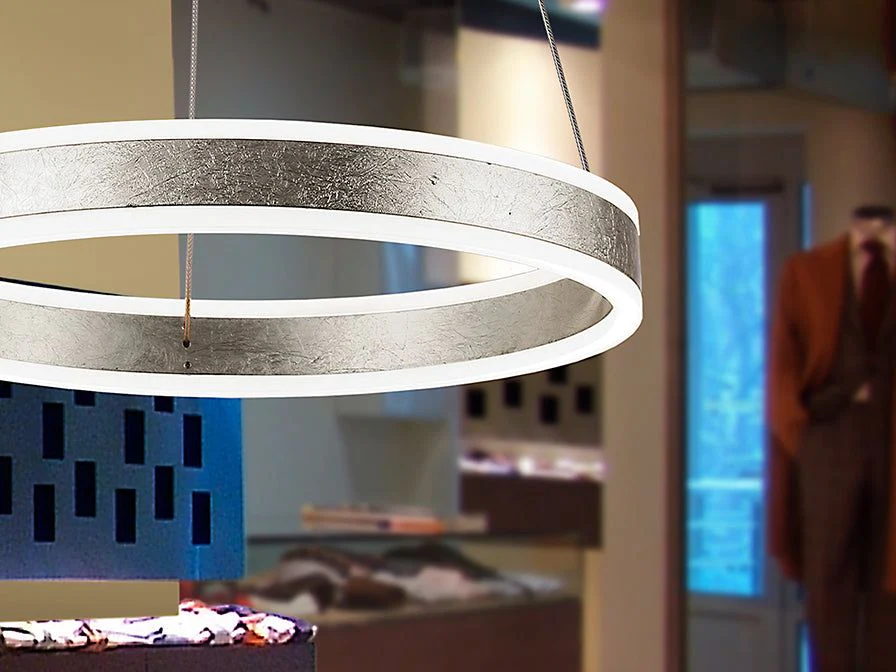 Helia LED Ceiling Pendant - Gold/Silver/Matt Black - Image 9