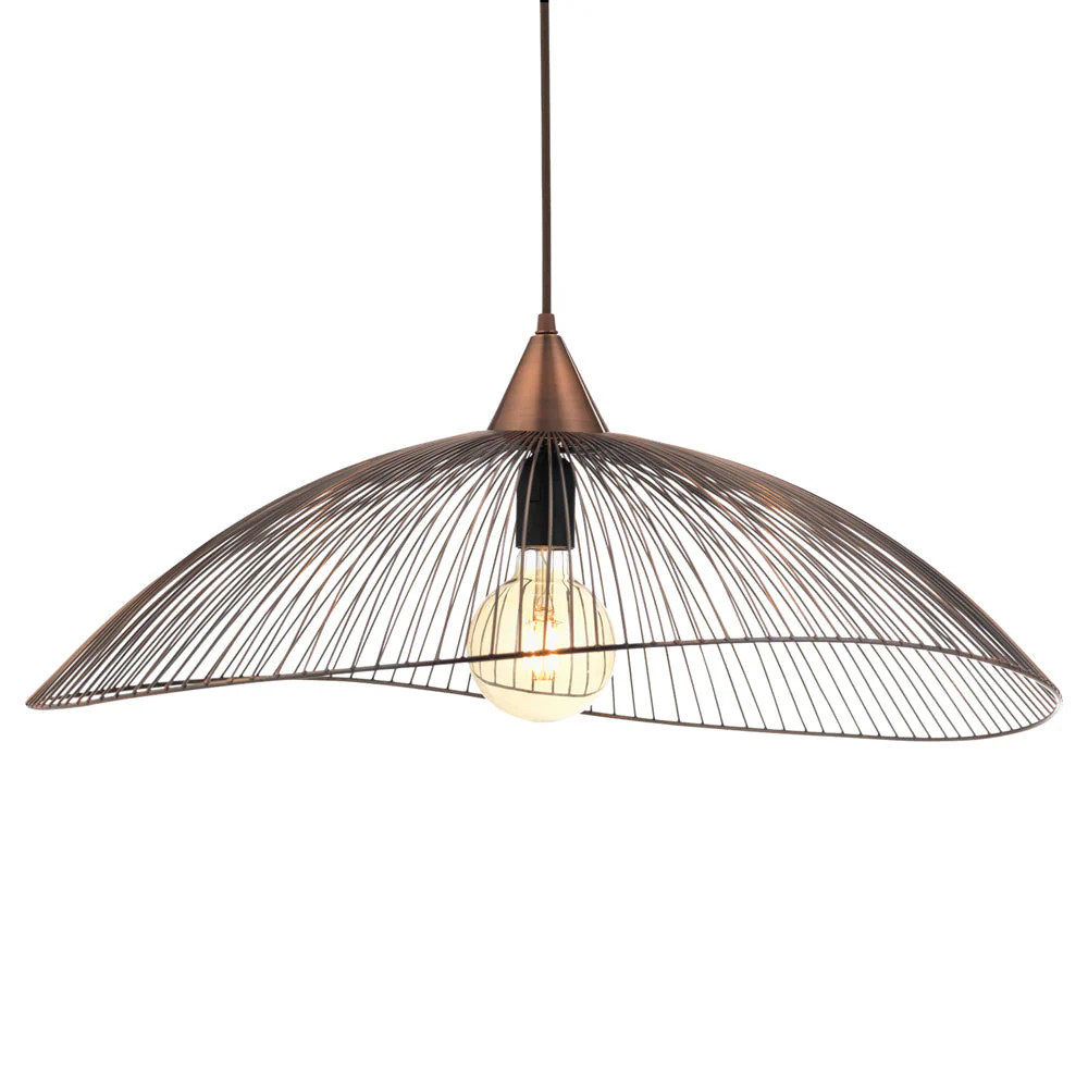 Helios 1Lt Single Pendant  - Black/Copper/Gold - Small/Medium - Image 4