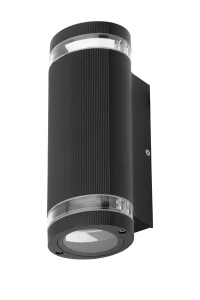 Helix 2 Light Up & Down Ribbed GU10 Black - Image 3