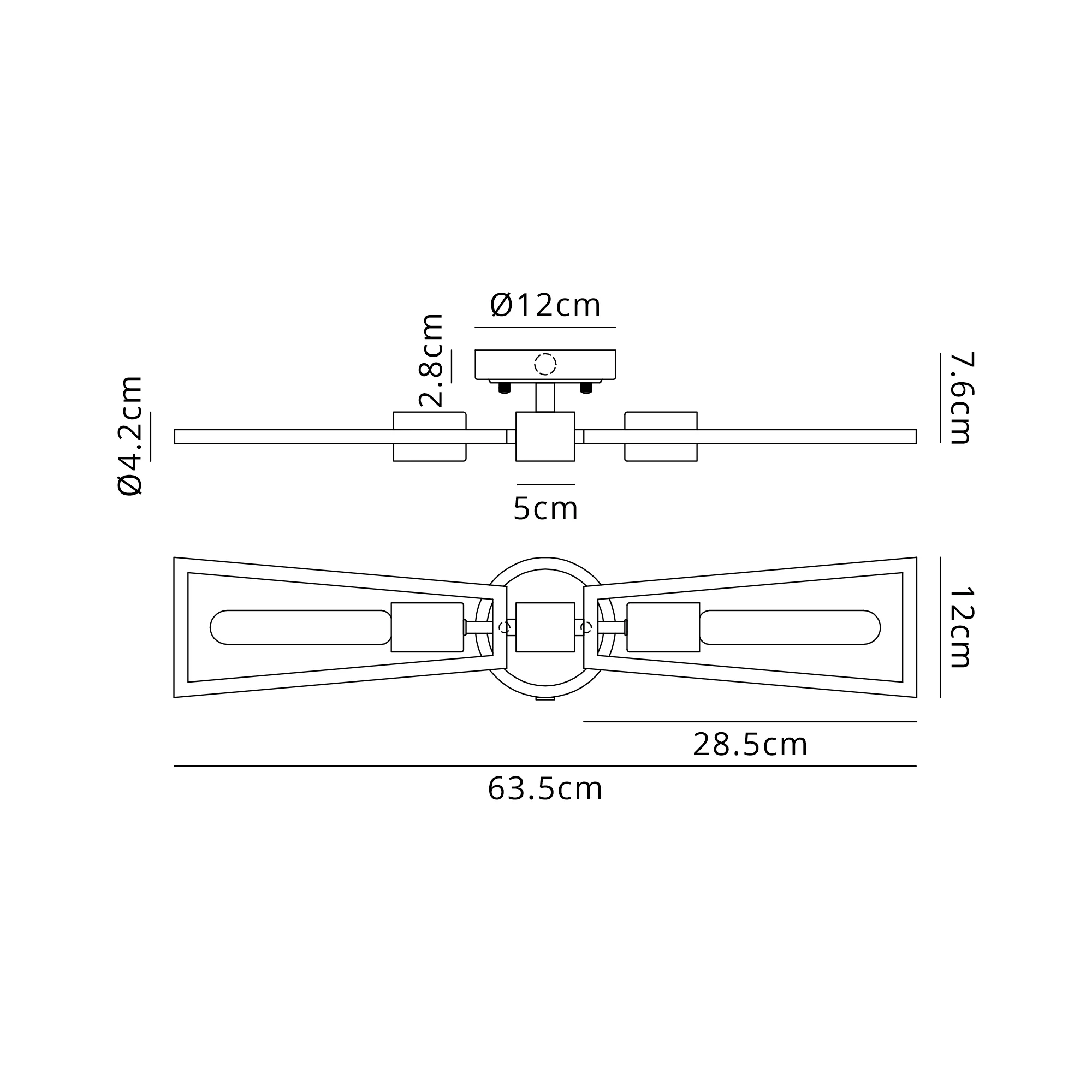 Helsin 1/2Lt Wall Light- Various Finishes - Image 11