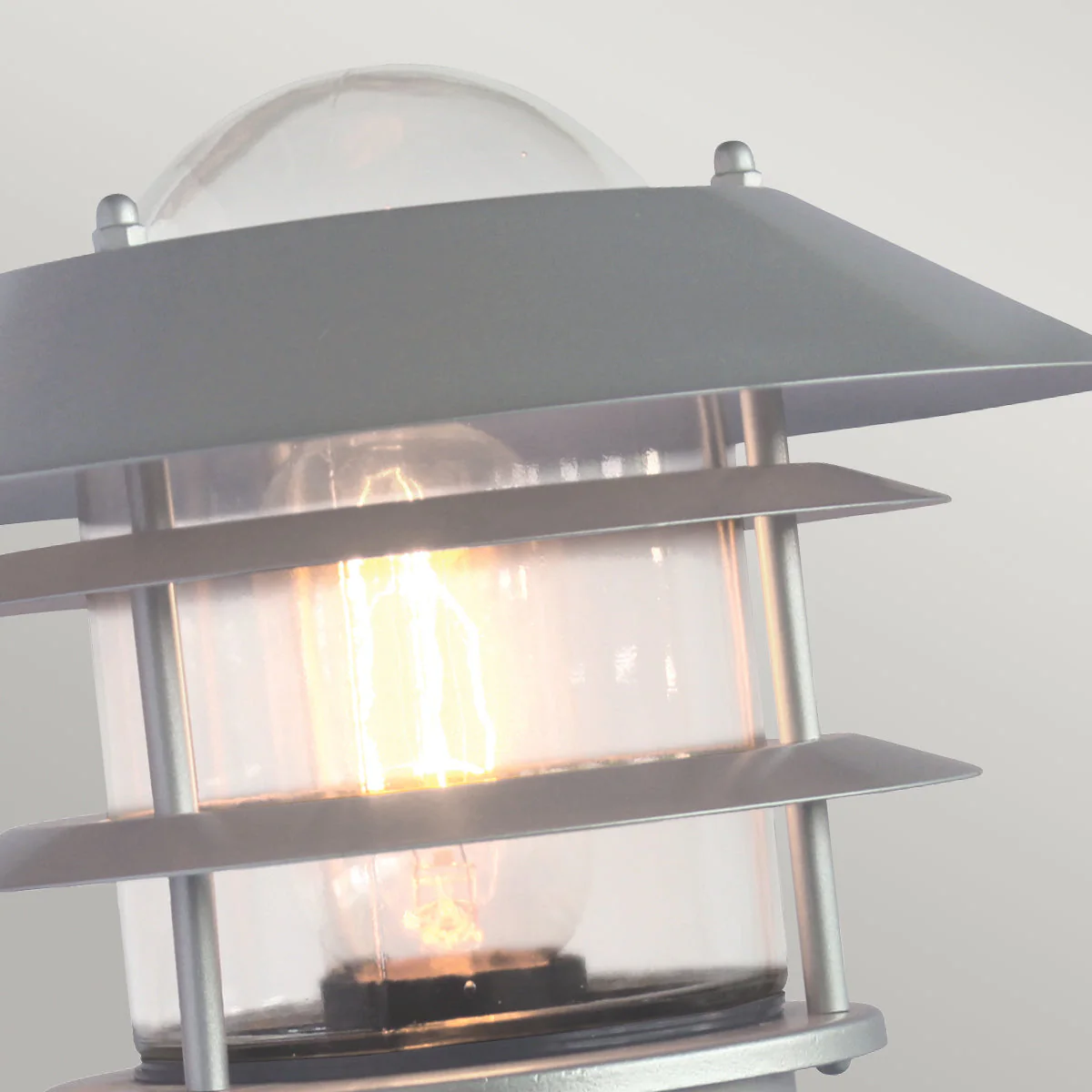 Helsingor PIR Wall Lantern - Black/Silver Finish - Image 15