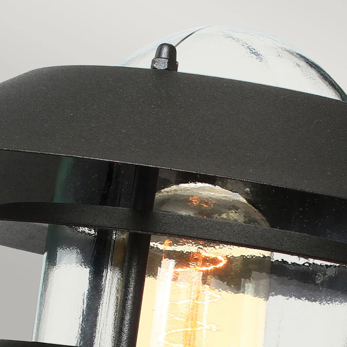 Helsingor PIR Wall Lantern - Black/Silver Finish - Image 5