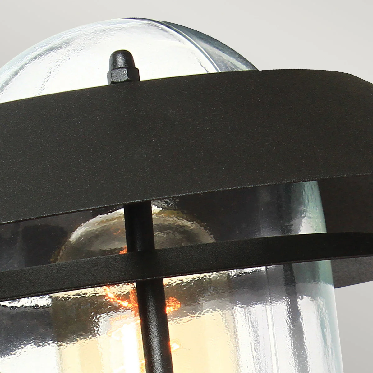 Helsingor PIR Wall Lantern - Black/Silver Finish - Image 7
