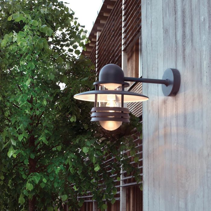 Helsinki Large 1 Light Wall Light - Graphite - Image 5