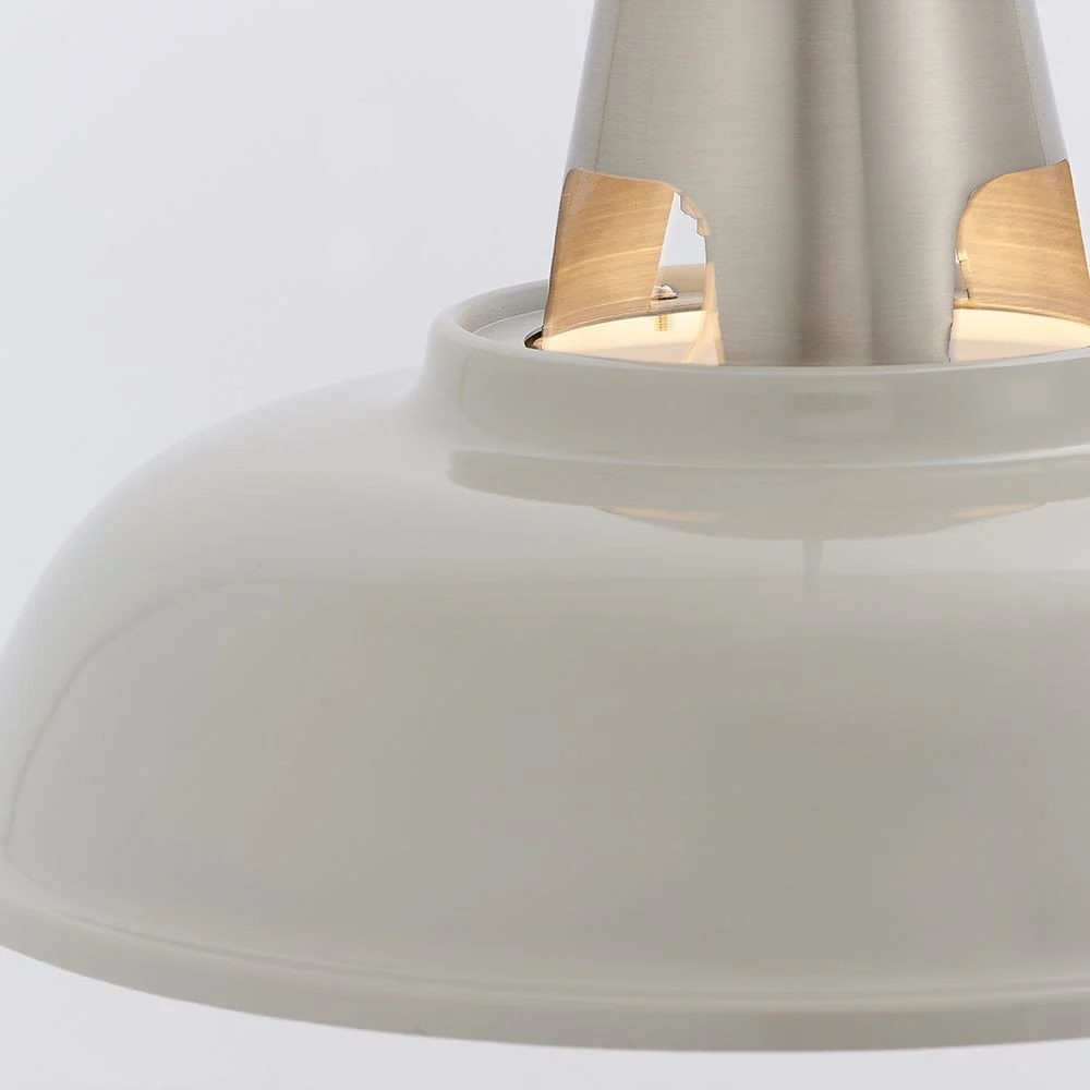 Henley 1 Light Pendant Easyfit Gloss Taupe - Promotional Offer - Image 2