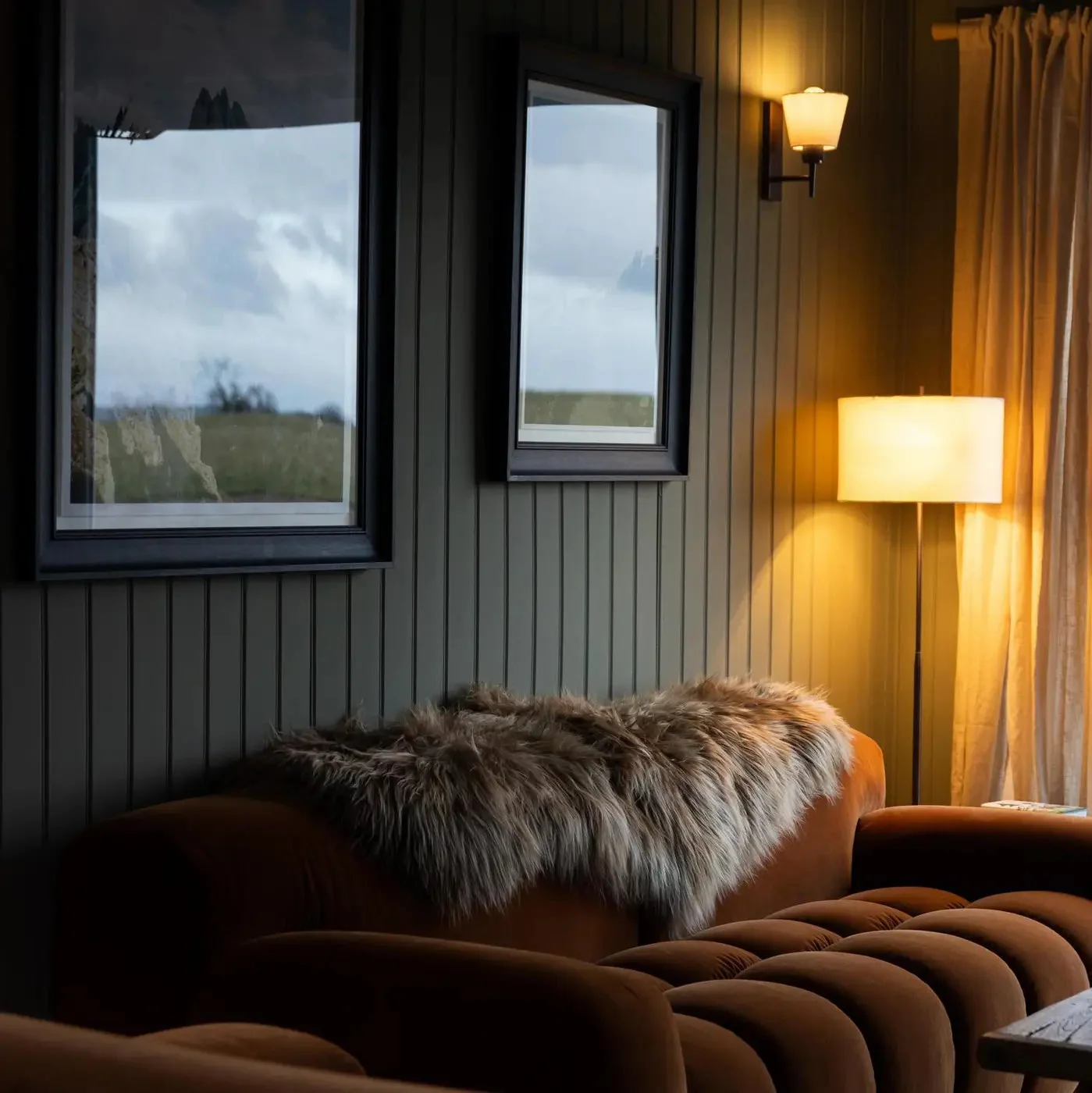 Henley Floor Lamp- Brass/ Bronze Base - Image 5