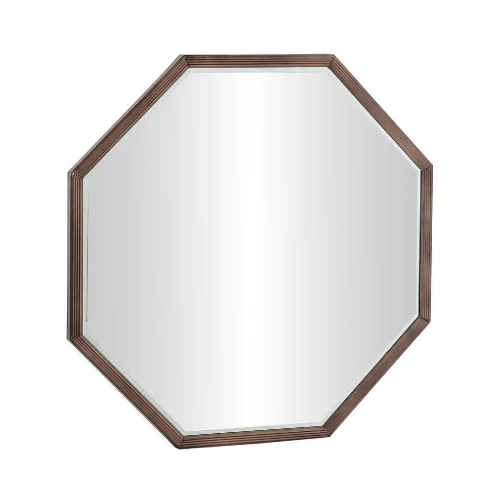 Henley Octagonal Wall Mirror - 33 Inch - Bronze - Image 2