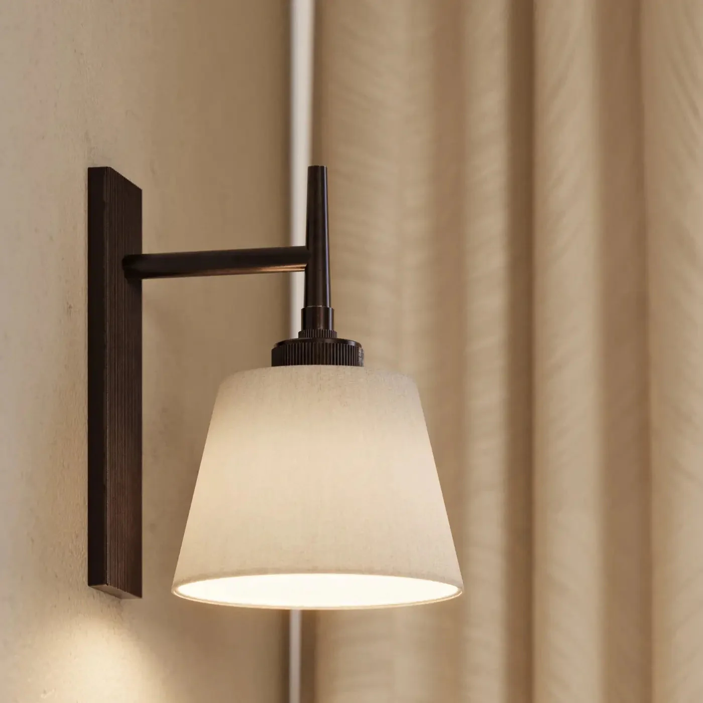 Henley Wall Light - Natural Cotton Shade - Image 5