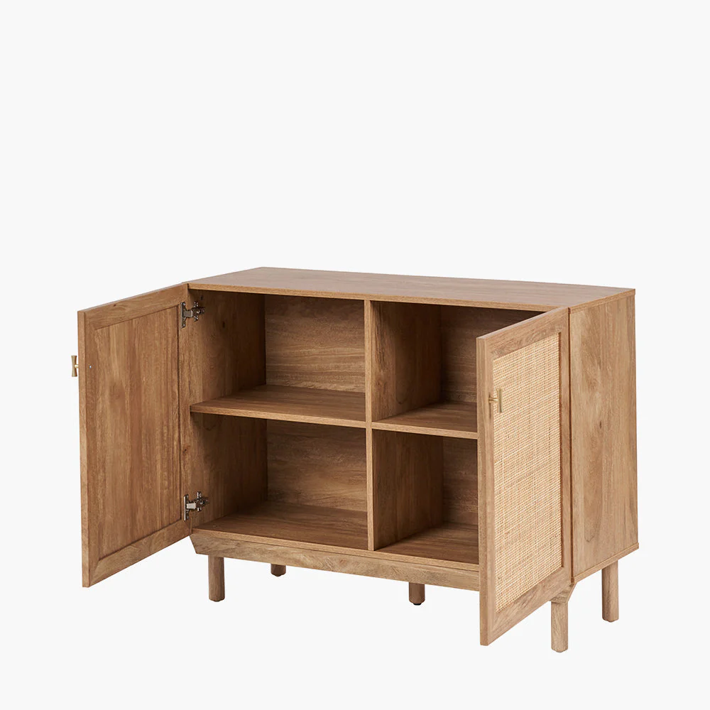 Henrik Natural Rattan 2 Door Cabinet - Image 3