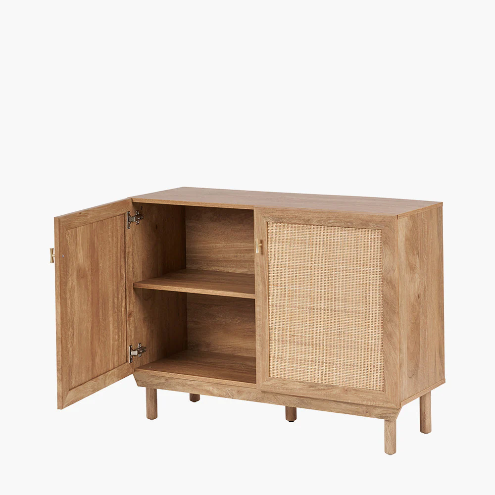 Henrik Natural Rattan 2 Door Cabinet - Image 4