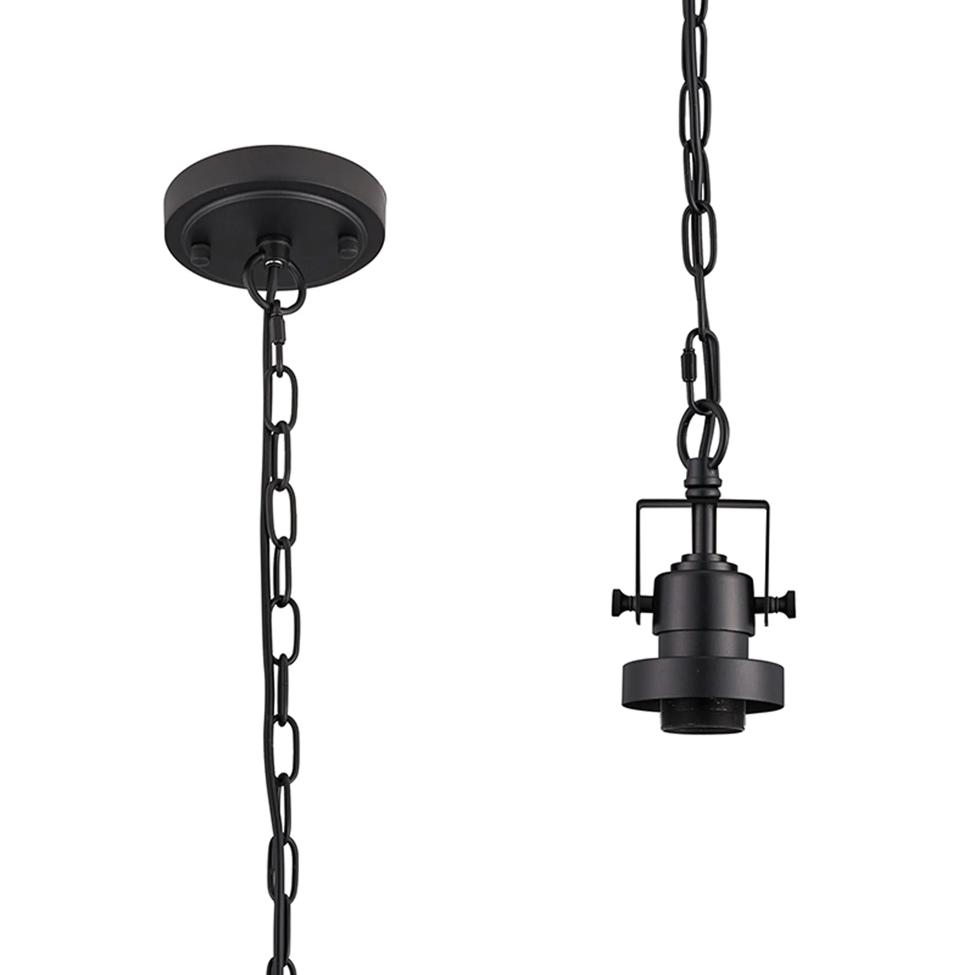 Herning 12cm Single Pendant ( Frame Only) Adjustable Suspension Kit- Various Colours - Image 4