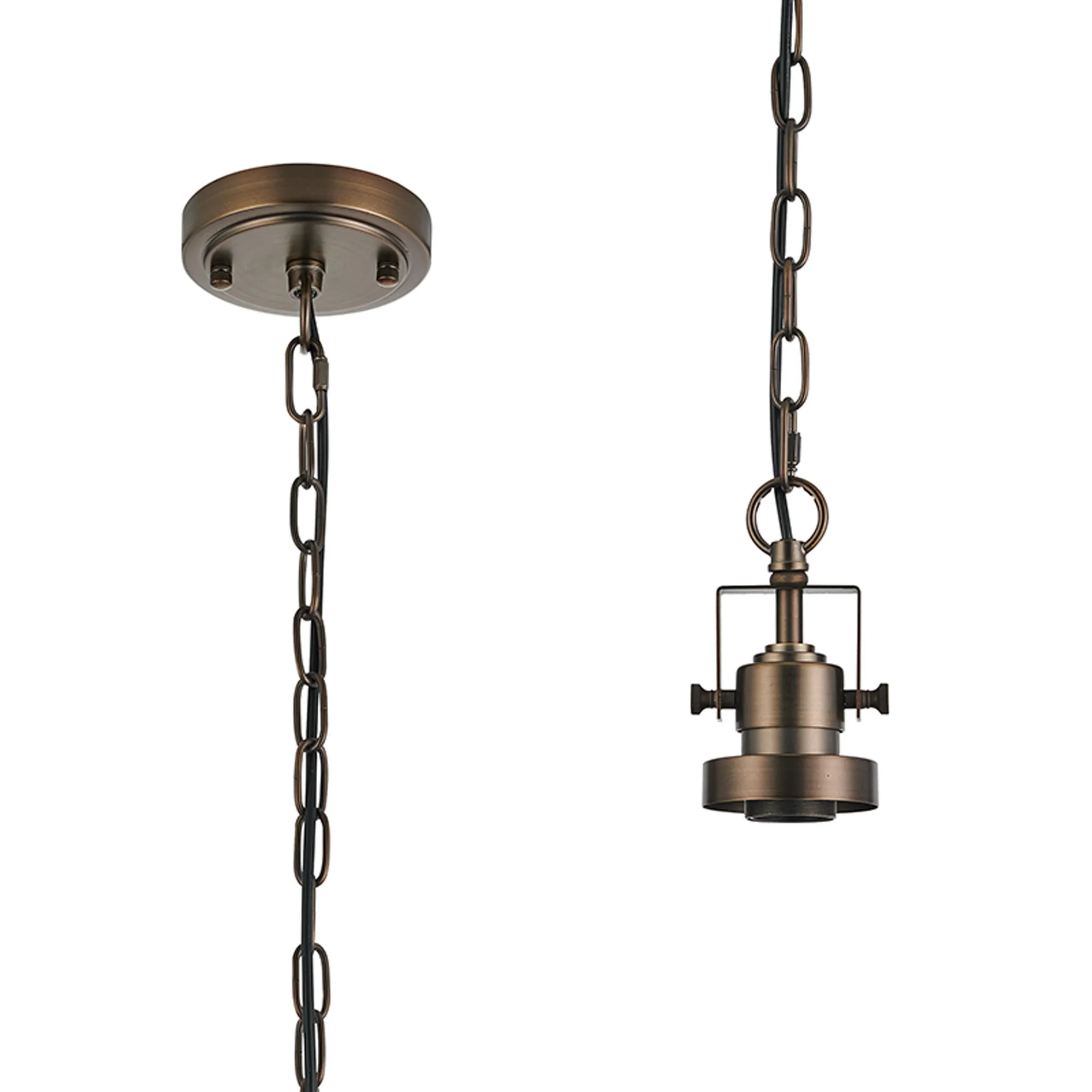 Herning 12cm Single Pendant ( Frame Only) Adjustable Suspension Kit- Various Colours - Image 5