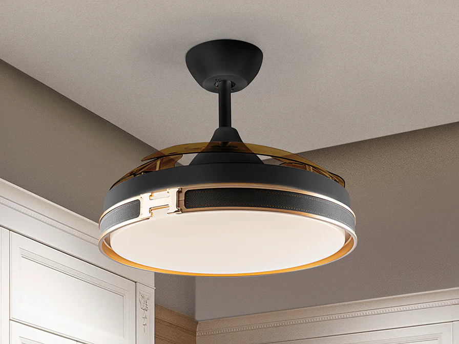 Heron Ceiling fans Ø 100 to 120 cm - Black Finish - Image 7