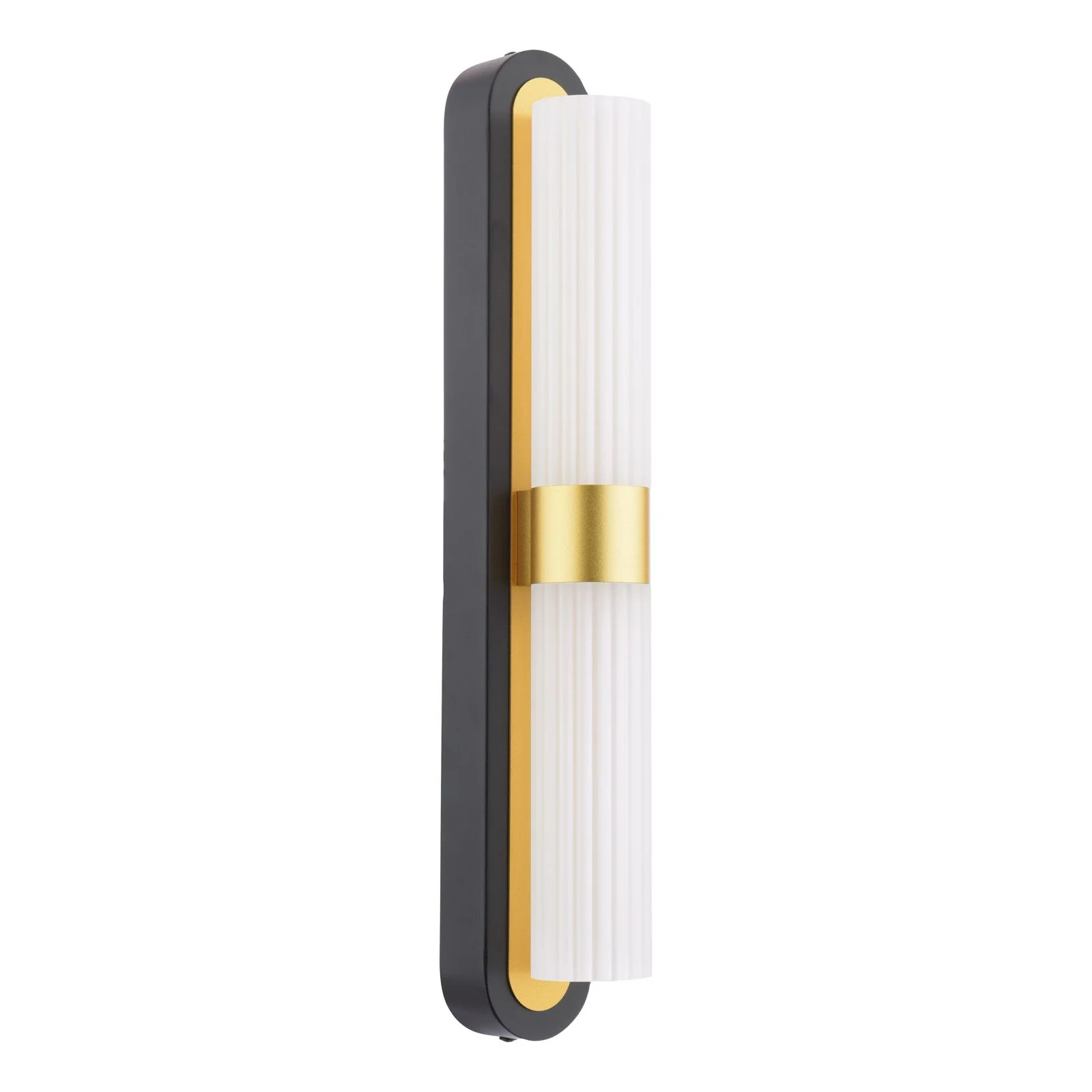 Hessel 2 Light LED Wall Light- Matt Black - Image 2