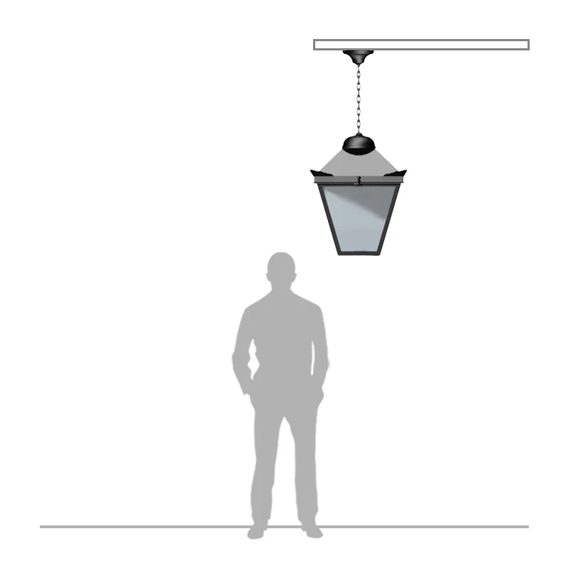 Heywood Victorian Traditional Outdoor Lantern - Cast Iron - Image 3